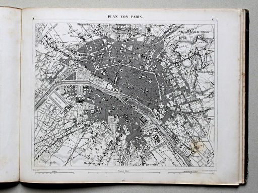 Brockhaus, Bilder-Atlas Conversations-Lexikon, II, 1856
157 (34). Plan von Paris