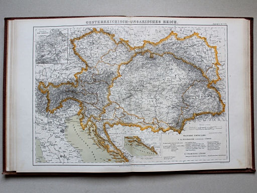 Brockhaus, Bilder-Atlas, Ikonographische Encyclopädie, VIII, ca. 1878
19.20. Oesterreichisch-Ungarisches Reich