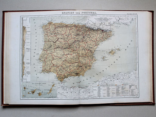 Brockhaus, Bilder-Atlas, Ikonographische Encyclopädie, VIII, ca. 1878
23.24. Spanien und Portugal
