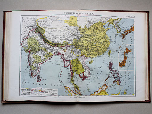 Brockhaus, Bilder-Atlas, Ikonographische Encyclopädie, VIII, ca. 1878
39.40. Südöstliches Asien