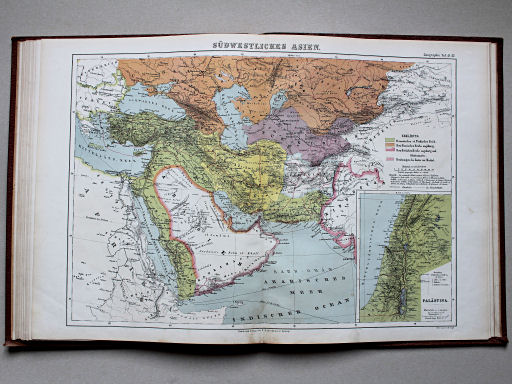 Brockhaus, Bilder-Atlas, Ikonographische Encyclopädie, VIII, ca. 1878
41.42. Südwestliches Asien