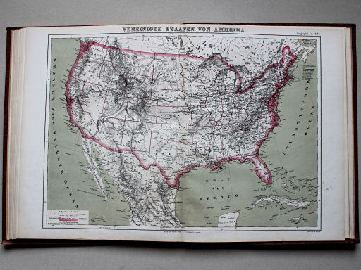 Brockhaus, Bilder-Atlas, Ikonographische Encyclopädie, VIII, ca. 1878
45.46. Vereinigte Staaten von Amerika