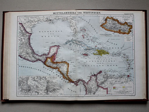 Brockhaus, Bilder-Atlas, Ikonographische Encyclopädie, VIII, ca. 1878
47.48. Mittelamerika und Westindien