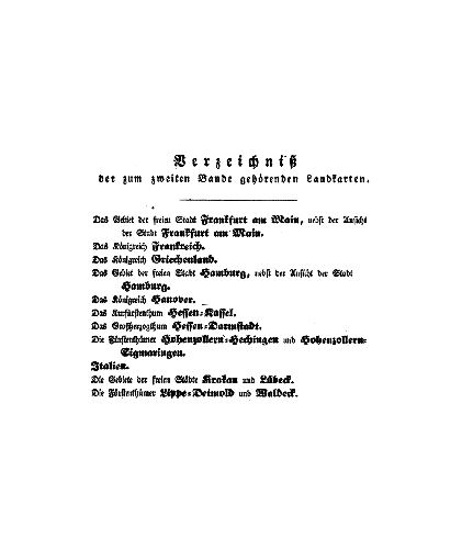 Brockhaus, Bilder-Conversations-Lexikon, 1837-1841
Deel 2, lijst kaarten / Volume 2, list of maps