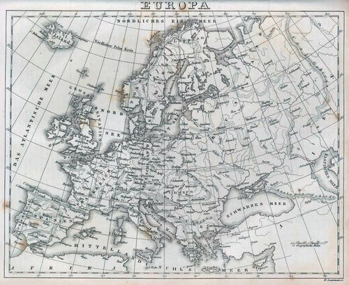 Brockhaus, Bilder-Conversations-Lexikon, 1837-1841
1.704. Europa