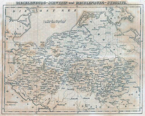 Brockhaus, Bilder-Conversations-Lexikon, 1837-1841
3.90. Mecklenburg-Schwerin und Mecklenburg-Strelitz