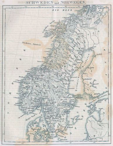 Brockhaus, Bilder-Conversations-Lexikon, 1837-1841
4.128. Schweden und Norwegen