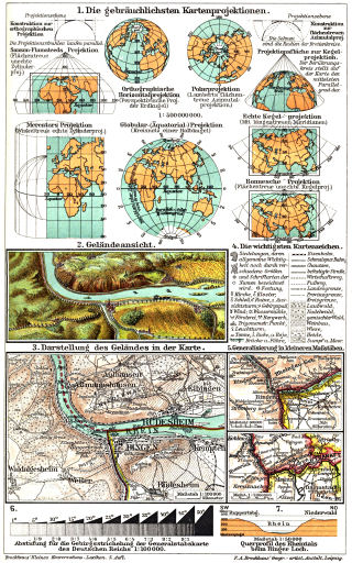 Brockhaus' Kleines Konversations-Lexikon, 1911
1.944a. Kartographie&nbsp;I