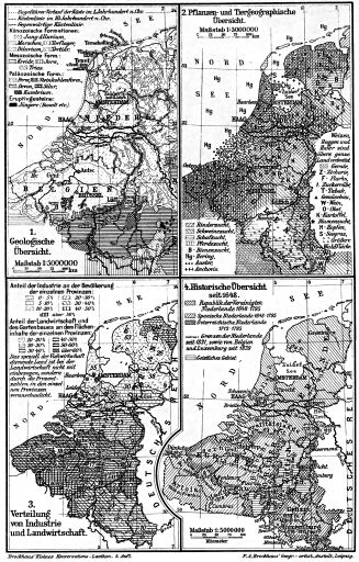 Brockhaus' Kleines Konversations-Lexikon, 1911
2.268b. Niederlande, Belgien und Luxemburg&nbsp;II