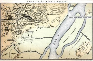 Brockhaus' Konversations-Lexikon, 1894-1897
1.241b. Das alte Ägypten. II. Theben