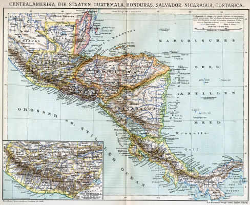 Brockhaus' Konversations-Lexikon, 1894-1897
4.34. Centralamerika, die Staaten Guatemala, Honduras, Salvador, Nicaragua, Costarica