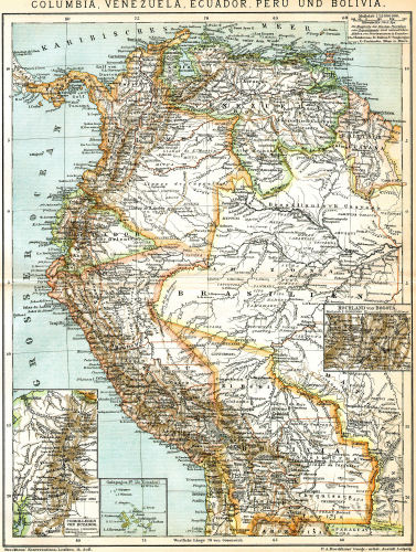 Brockhaus' Konversations-Lexikon, 1894-1897
4.439. Columbia, Venezuela, Ecuador, Peru und Bolivia