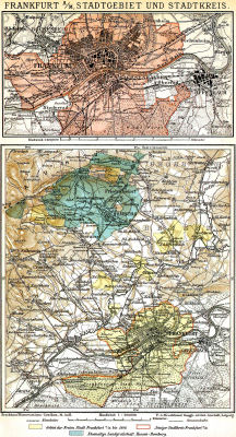 Brockhaus' Konversations-Lexikon, 1894-1897
7.39. Frankfurt a/M., Stadtgebiet und Stadtkreis