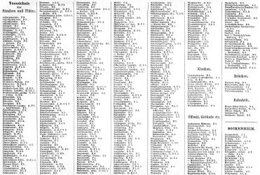 Brockhaus' Konversations-Lexikon, 1894-1897
7.40b. Register zur Karte Frankfurt a/M.