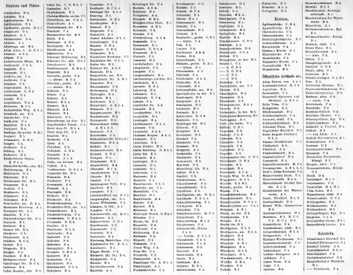 Brockhaus' Konversations-Lexikon, 1894-1897
8.796b. Register zur Karte Hannover