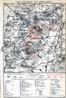Brockhaus' Konversations-Lexikon, 1894-1897
10.553. Die Schlacht von Königgrätz