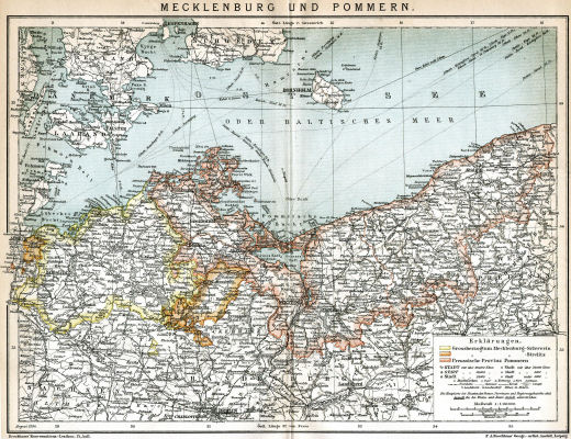 Brockhaus' Konversations-Lexikon, 1894-1897
11.704. Mecklenburg und Pommern
