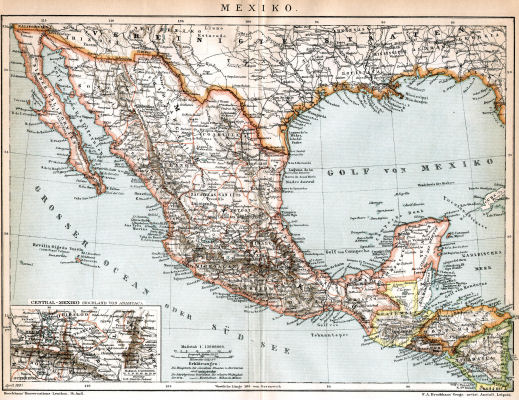 Brockhaus' Konversations-Lexikon, 1894-1897
11.840. Mexiko