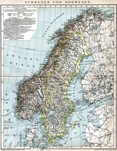 Brockhaus' Konversations-Lexikon, 1894-1897
14.688. Schweden und Norwegen