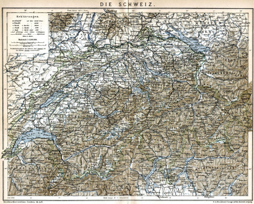 Brockhaus' Konversations-Lexikon, 1894-1897
14.718. Die Schweiz