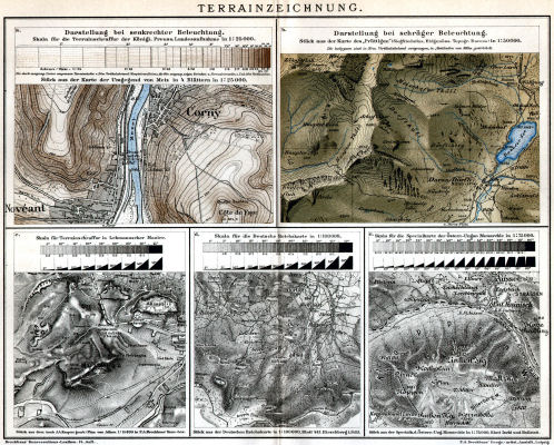 Brockhaus' Konversations-Lexikon, 1894-1897
15.716. Terrainzeichnung