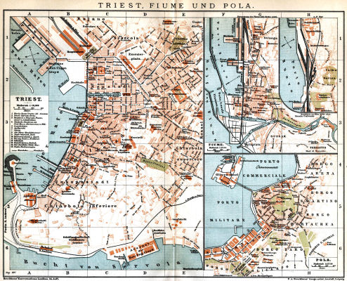 Brockhaus' Konversations-Lexikon, 1894-1897
15.990a. Triest, Fiume und Pola