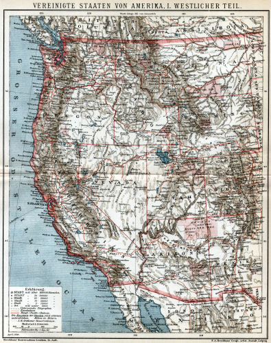 Brockhaus' Konversations-Lexikon, 1894-1897
16.234a. Vereinigte Staaten von Amerika. I. Westlicher Teil