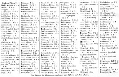 Brockhaus' Konversations-Lexikon, 1894-1897
16.718b. Register zur Karte Wiesbaden. I.