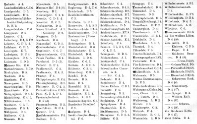 Brockhaus' Konversations-Lexikon, 1894-1897
16.718c. Register zur Karte Wiesbaden. II.
