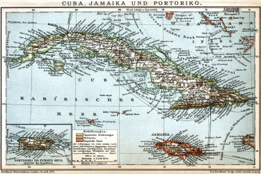 Brockhaus' Konversations-Lexikon, 1894-1897
17.282. Cuba, Jamaika und Portoriko