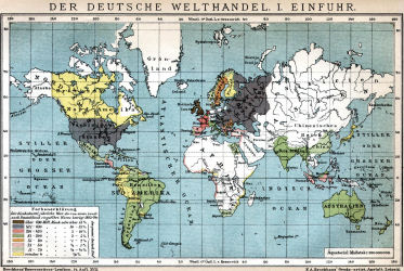 Brockhaus' Konversations-Lexikon, 1894-1897
17.312a. Der Deutsche Welthandel. I. Einfuhr