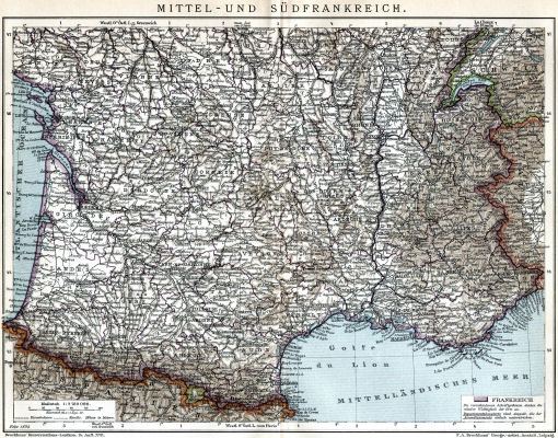 Brockhaus' Konversations-Lexikon, 1894-1897
17.428. Mittel- und Südfrankreich