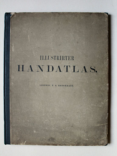 Leeder, Illustrirter Handatlas, 1863
Voorkant band / Front cover