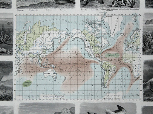 Leeder, Illustrirter Handatlas, 1863
2. Luft- und Meeresströmungen