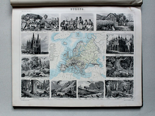 Leeder, Illustrirter Handatlas, 1863
3. Europa
