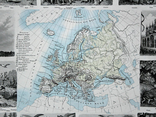 Leeder, Illustrirter Handatlas, 1863
3. Europa