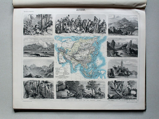 Leeder, Illustrirter Handatlas, 1863
4. Asien