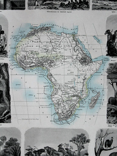Leeder, Illustrirter Handatlas, 1863
6. Afrika