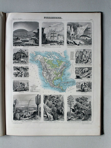 Leeder, Illustrirter Handatlas, 1863
8. Nordamerika