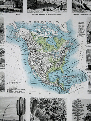 Leeder, Illustrirter Handatlas, 1863
8. Nordamerika
