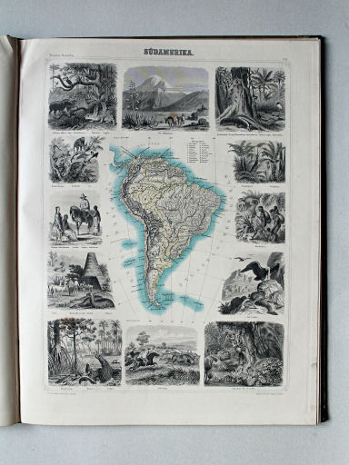 Leeder, Illustrirter Handatlas, 1863
9. Südamerika