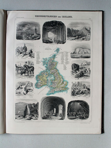 Leeder, Illustrirter Handatlas, 1863
12. Grossbritannien und Ireland