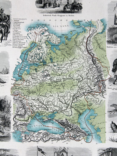 Leeder, Illustrirter Handatlas, 1863
16. Russland