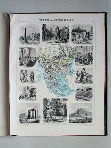 Leeder, Illustrirter Handatlas, 1863
17. Türkei und Griechenland