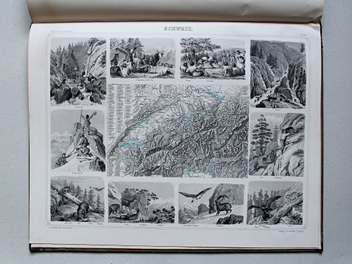 Leeder, Illustrirter Handatlas, 1863
20. Schweiz