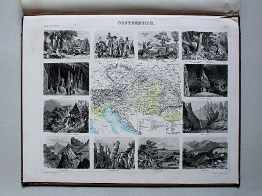 Leeder, Illustrirter Handatlas, 1863
21. Oesterreich