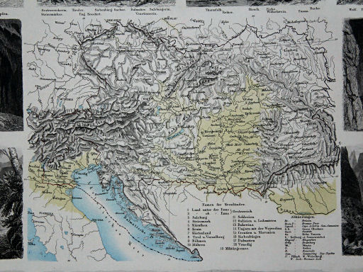 Leeder, Illustrirter Handatlas, 1863
21. Oesterreich