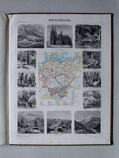 Leeder, Illustrirter Handatlas, 1863
22. Deutschland