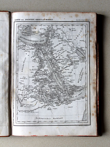 Scheible, Atlas zum Conversations-Lexikon der Gegenwart, 1842
1.76. Karte von Aegypten, Sirien und Arabien