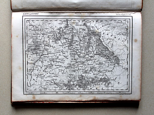 Scheible, Atlas zum Conversations-Lexikon der Gegenwart, 1842
1.311. Karte von Bayern